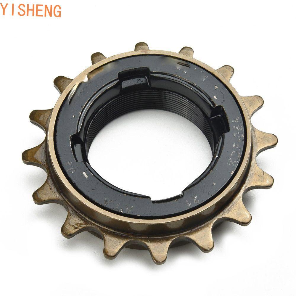 YISHENG Bicicleta Engrenagem De Velocidade Única Bidirecional Ao Vivo Modificado Fixa Peças Ciclismo Roda Dentada