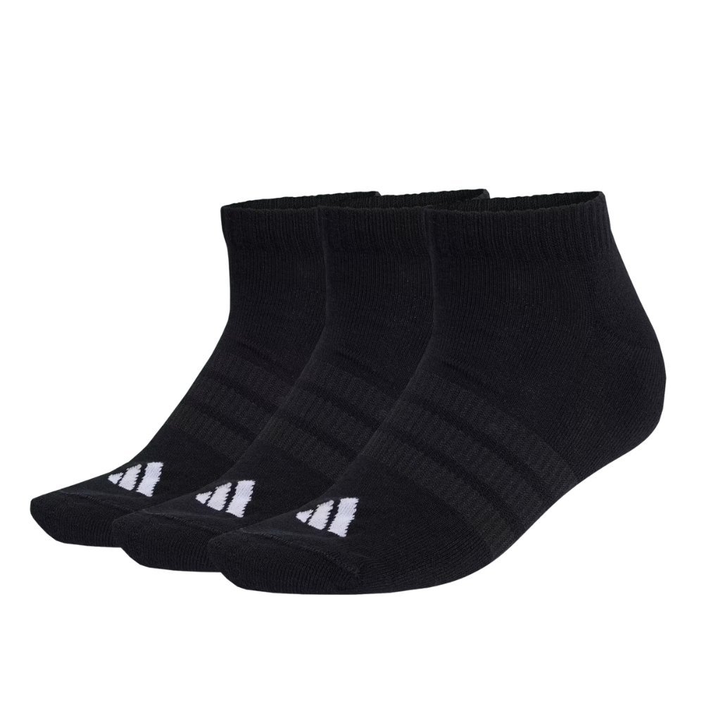 Meia Adidas  Essentilas Cano Baixo 3 Pares - KD6720