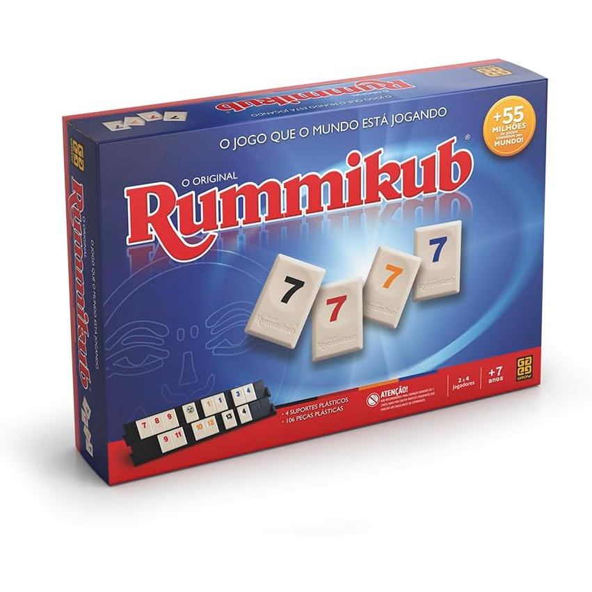 Jogo de Tabuleiro - Rummikub - Grow - 2090