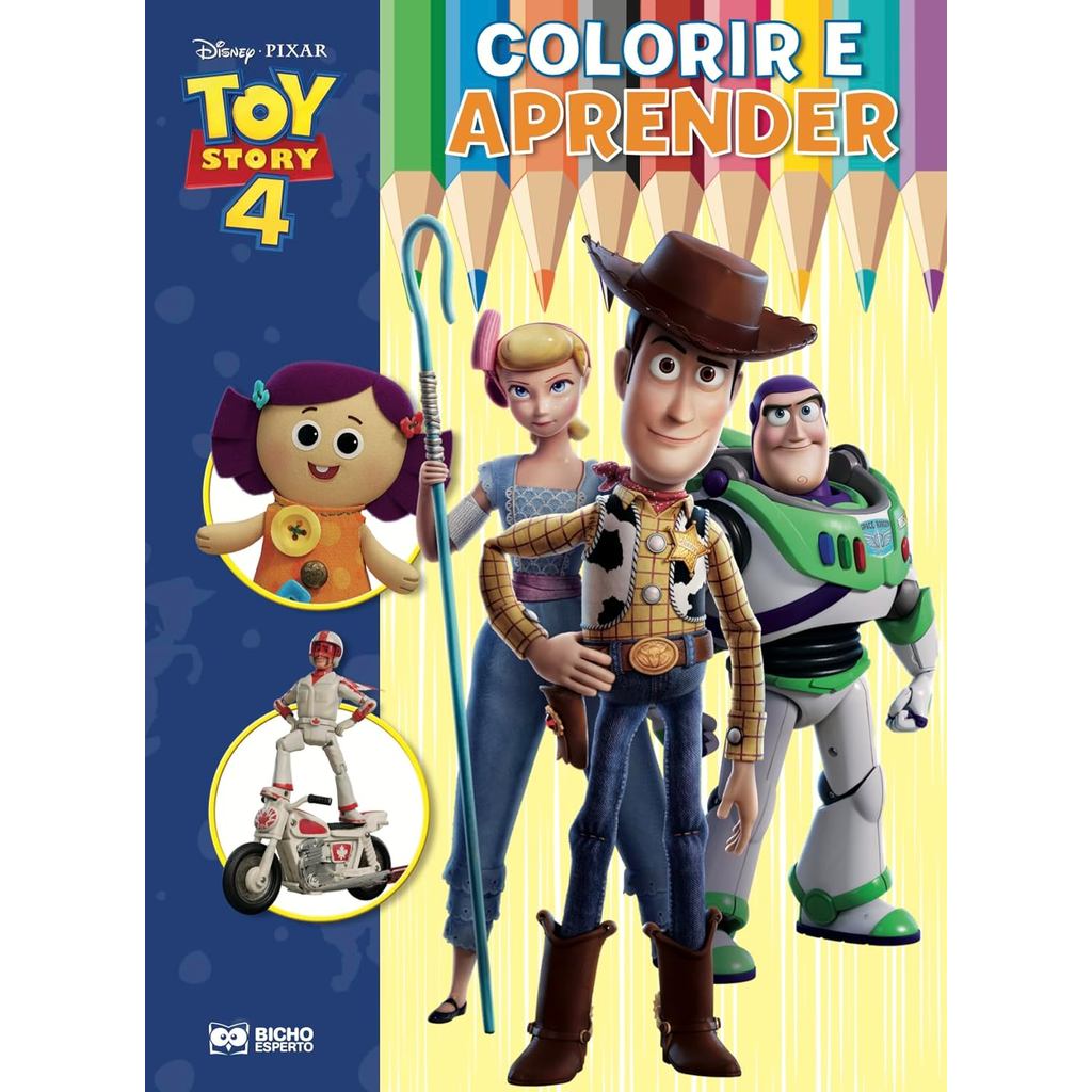 Colorir e Aprender Disney | Toy Story 4