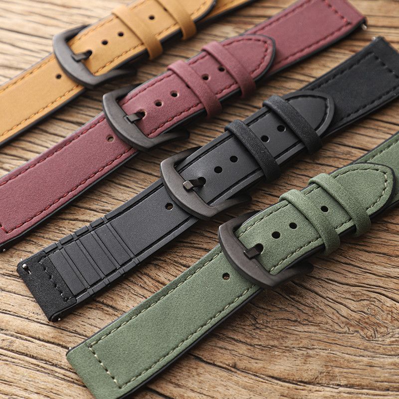 Adequado para honor Watch 4 pulseira de couro de cavalo louco pulseira de Silicone honor pulseira pino fivela esportes h