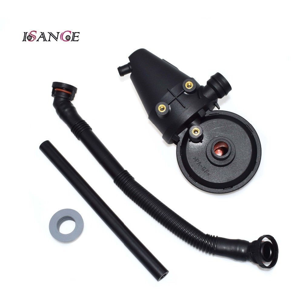 ISANCE Separador De Óleo Do Cárter , Válvula De Ventilação PCV , Mangueira De Respiro E Kit De Junta Para BMW E36 E39 M3