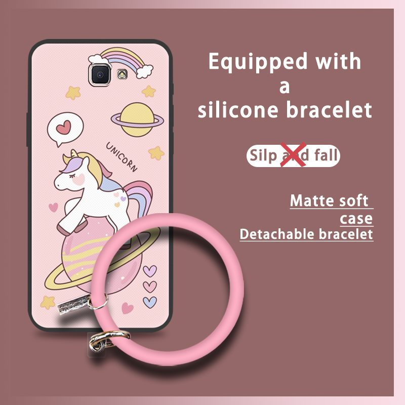 Capa De Telefone De Personalidade Juvenil Para Samsung Galaxy J7 Prime/2/2018/ON7 2016/G610F Anel Protetor Anti-Queda Di