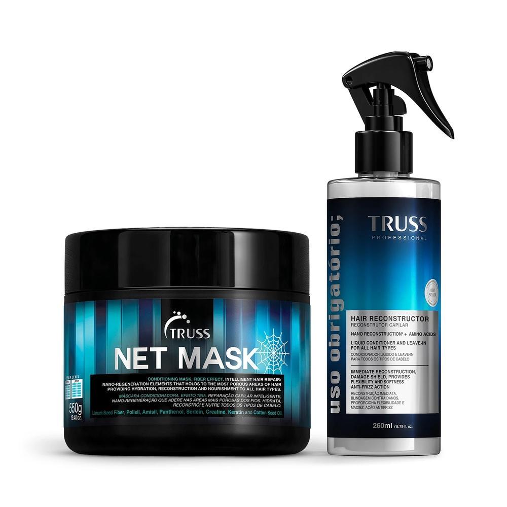 Kit TRUSS Uso Obrigatório Net Mask Regeneração (2 Produtos)
