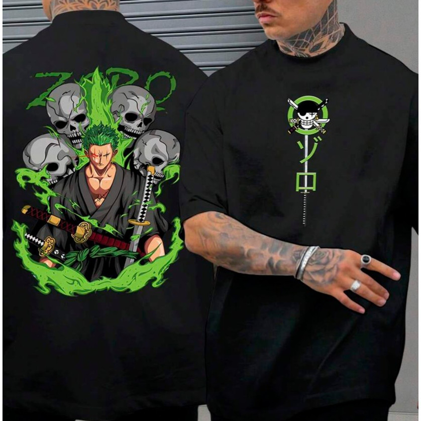 2026 Camiseta Zoro Roronoa Espadachim One Piece Mangá 1125 1124 Anime Gear 5 Luffy Assistir Arco Pirata