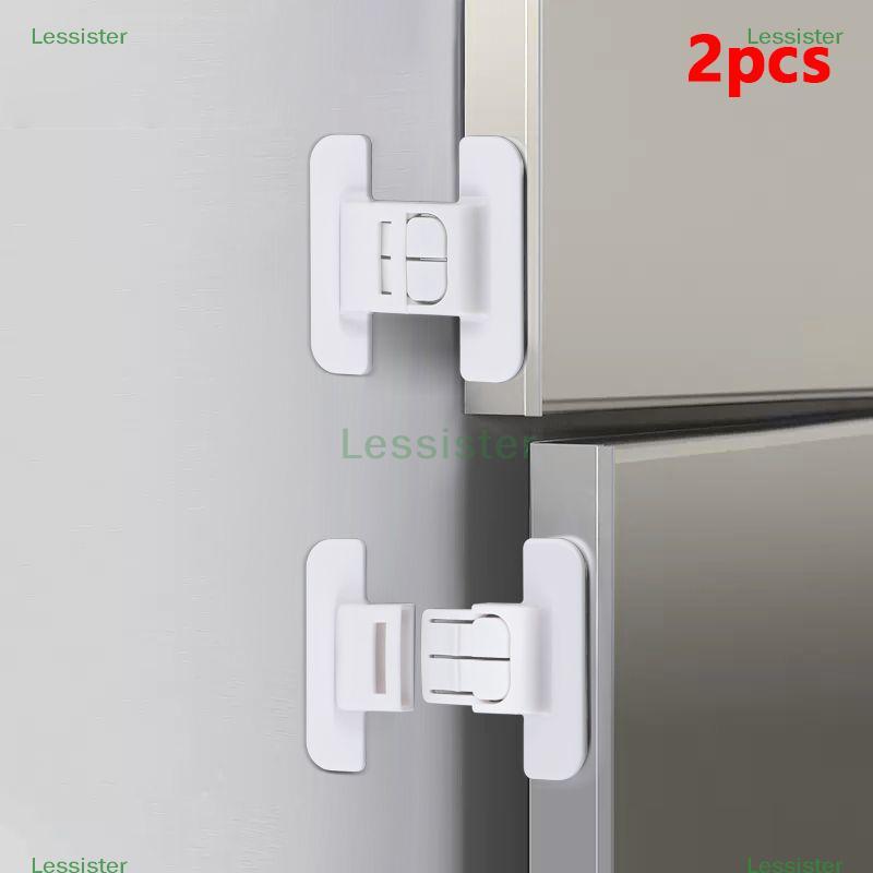 leesisters 2 Peças De Proteção De Segurança Para Crianças , Geladeira Lo , Móveis Casa , Porta De Armário , Dispensador 