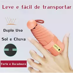 Guarda-Chuva Mini Cápsula Portátil Proteção UV Sombrinha Compacta Dobrável Impermeável Para Bolsa Viagem