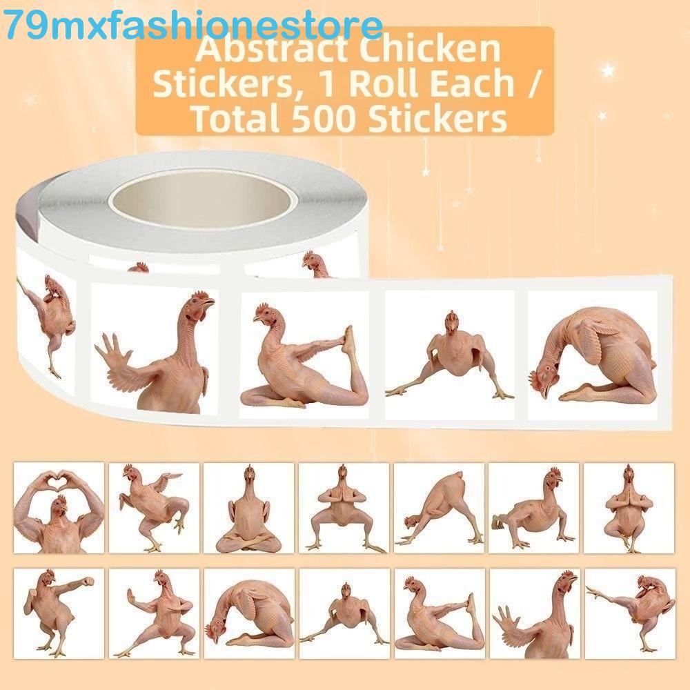 MXFASHIONESB 2000 Unidades/Conjunto Adesivos Decorativos , De Rolo De Estilo Curioso Com Design Abstrato Vedação