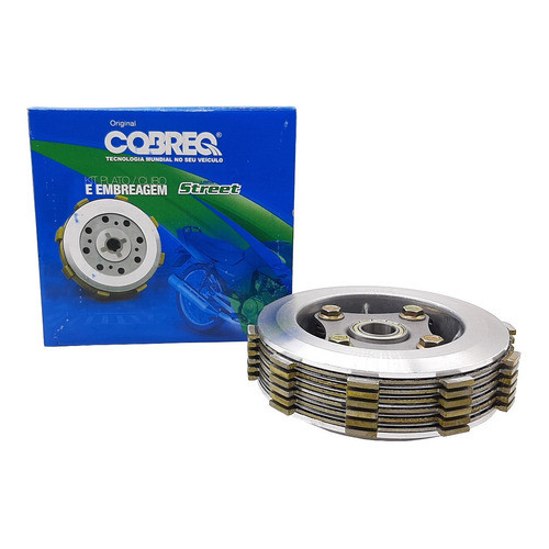 KIT EMBREAGEM COMPLETA COBREQ ( 0007-KE ) HONDA CBX250 TWISTER / XR250 TORNADO 2001 A 2008 em Oferta na Shopee