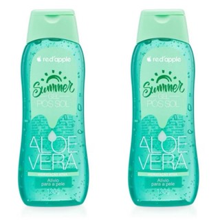 Kit 2 Gel Pós Sol Summer Aloe Vera 130g Red Apple em Oferta na Shopee