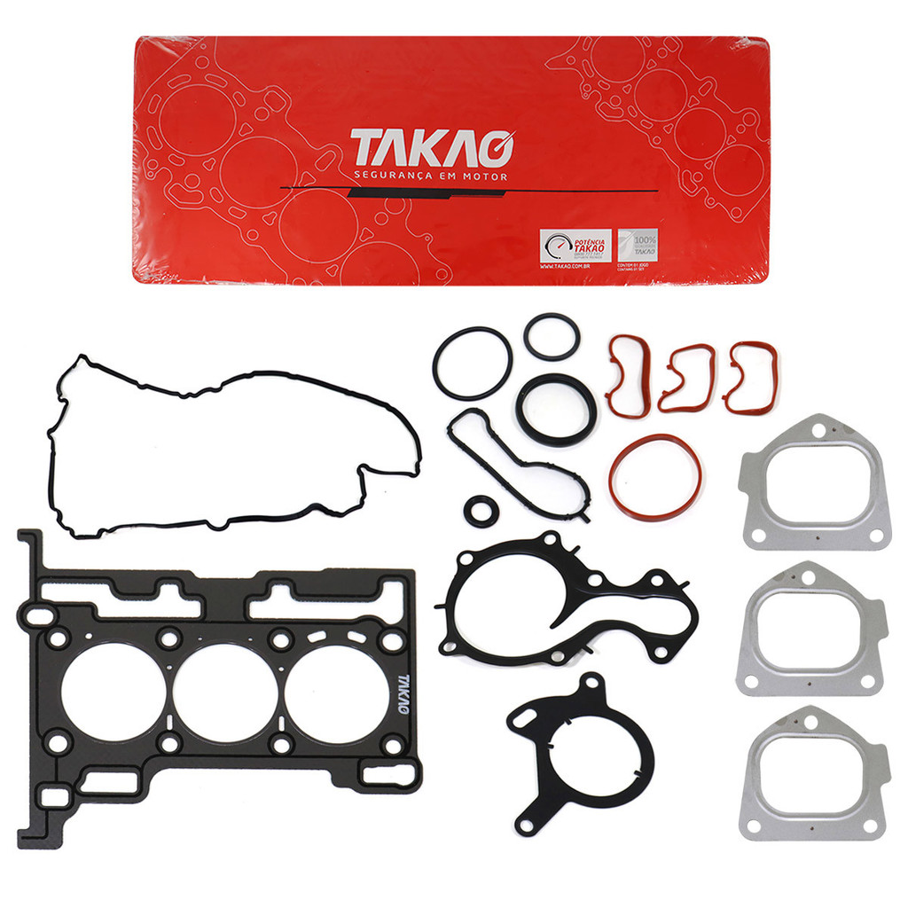 Jogo Junta Motor Para Ka New Fiesta 1.0 12v 3 Cilindros