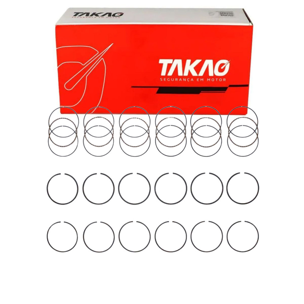 Anel Para Pistão 050 (Jg) 929 3.0 24V 1992 A 1997 / Mpv 3.0 18V 1991 A 2000 - Takao Asma30050