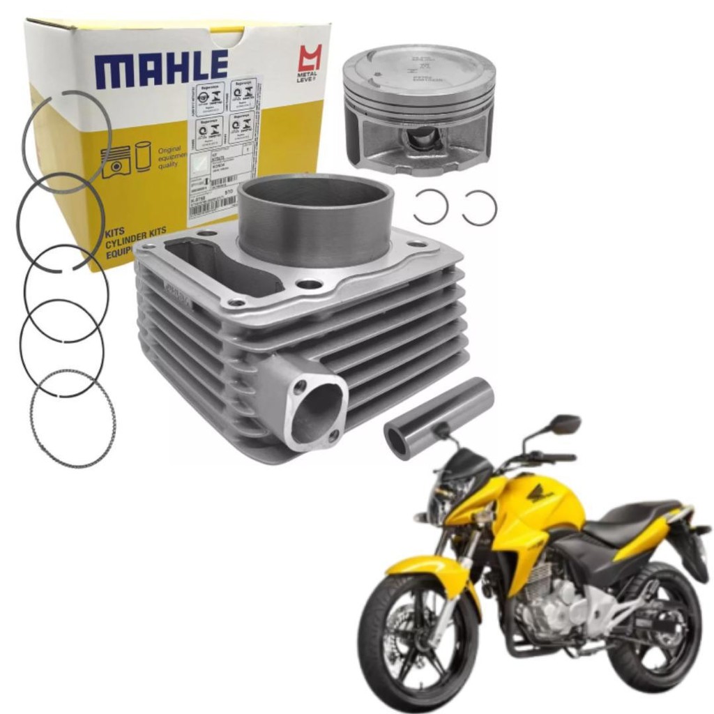 Kit Cilindro Motor Cb 300 Xre 300 2009 2010 2011 2012 2013 2014 2015 A 2023 Original Mahle