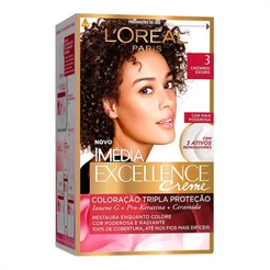 TINTURA IMÉDIA EXCELLENCE 3 CASTANHO ESCURO