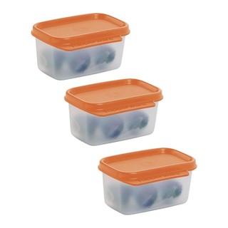 Kit 3 Potes Herméticos Tupperware Basic Line Transparente 160ml