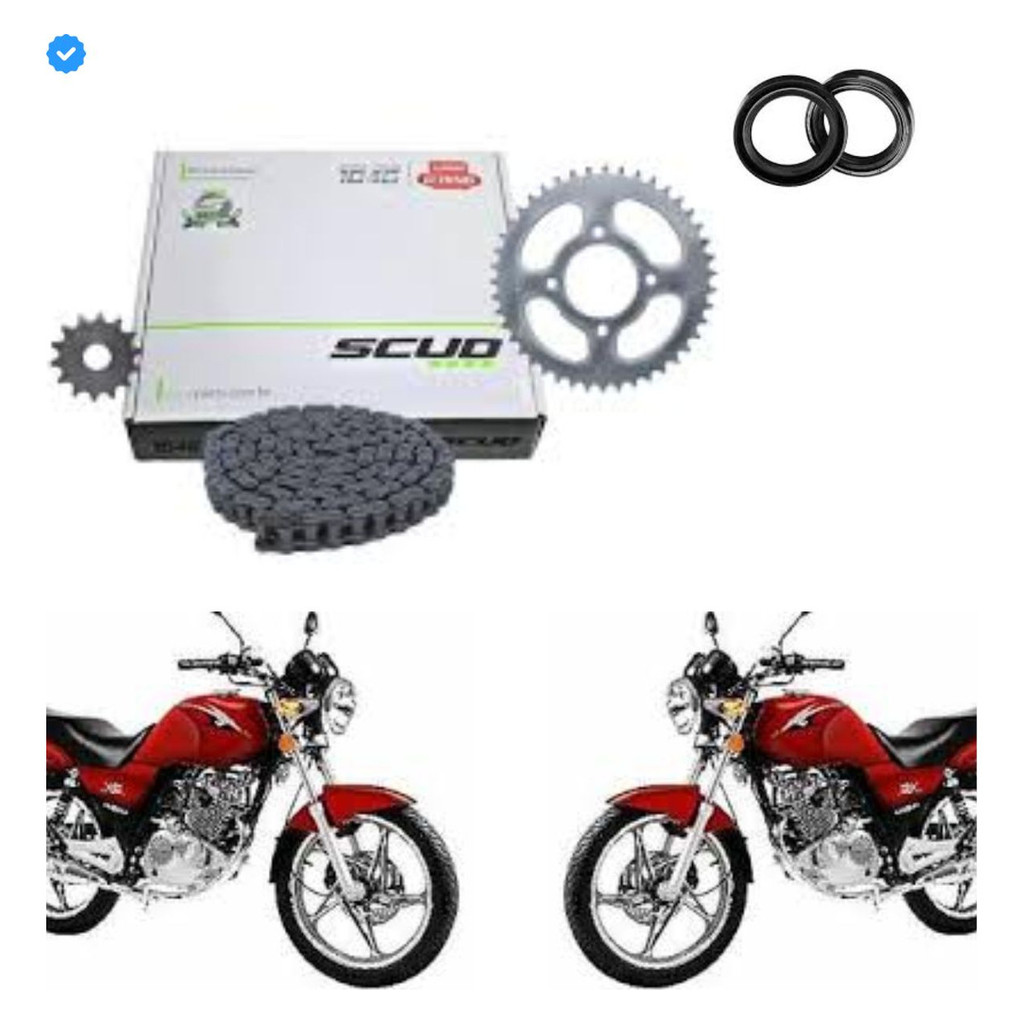 Kit Relação Suzuki Yes 125 Intruder 125 Scud Com Retentor