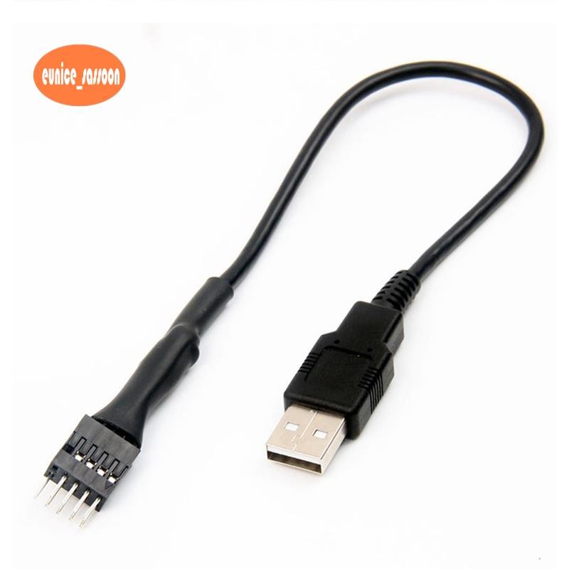 9Pin Macho Para USB Externo Um PC Mainboard Cabo De Extensão De Dados Internos 20cm