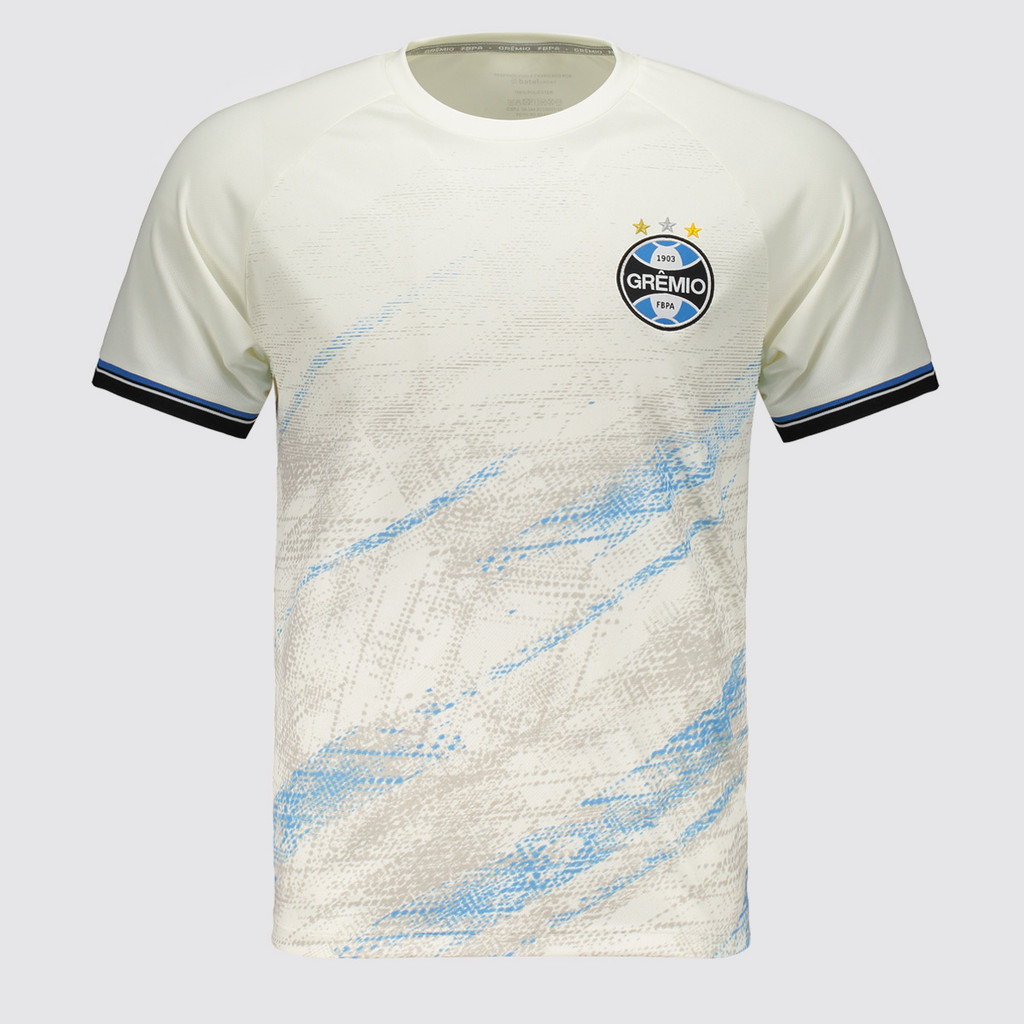 Camisa Grêmio Grain Off-White em Oferta na Shopee