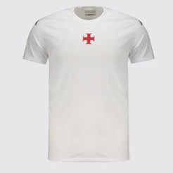 Camiseta Kappa Vasco Viagem 2025 Branca