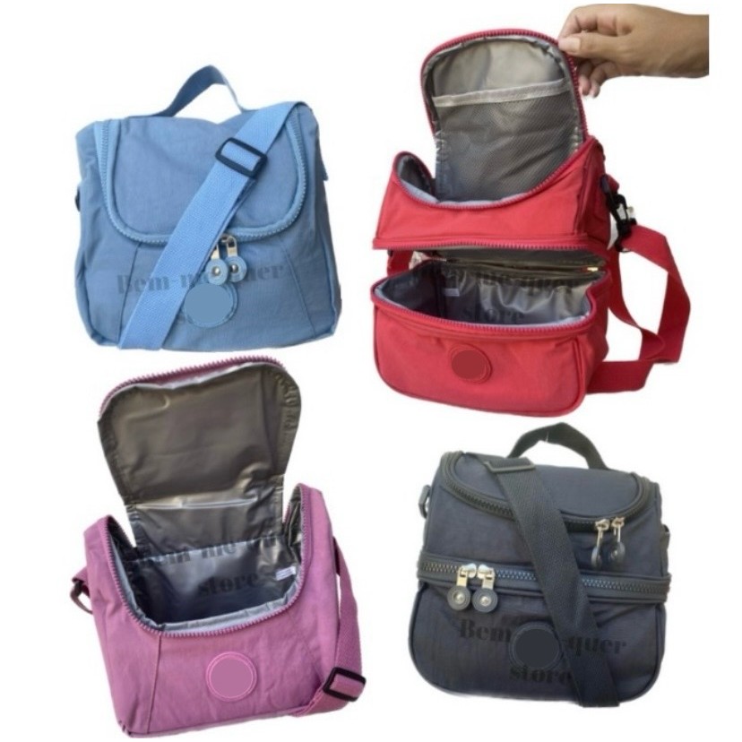 Bolsa Térmica Feminina Masculina Lancheira Com Alça Porta Marmita Trabalho Escola em Oferta na Shopee