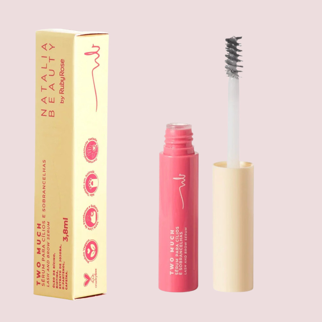 Sérum Two Much Natalia Beuty 2x1 para Cílios e Sobrancelhas - By Ruby Rose