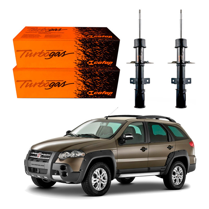 Par Amortecedor Dianteiro Palio Adventure 1.8 2008 A 2018
