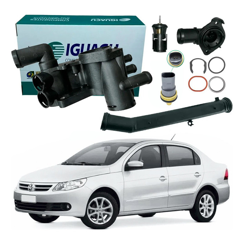 Carcaça Válvula Termostática Voyage G5 1.0 8v 2009 A 2012