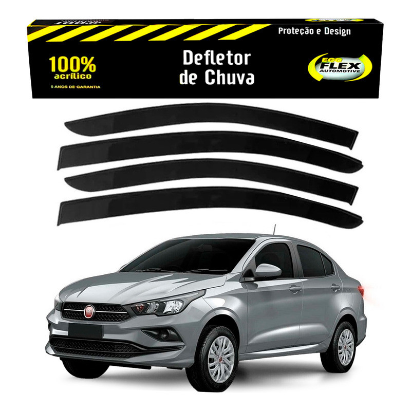 Jogo Defletor Calha Chuva Cronos 1.3 1.8 2018 A 2021 em Oferta na Shopee