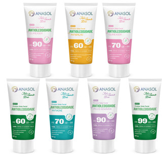 Anasol Protetor Solar Facial Todo Santo Dia TSD Antioleosidade 40g em Oferta na Shopee