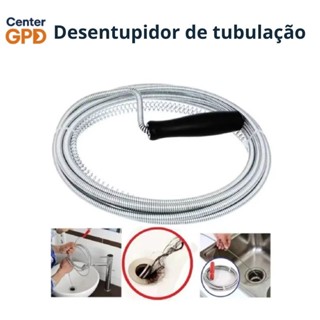 Desentupidor Manual 3m e 5m Mola de Aço Ralo Pia Banheiro Cozinha Quintal Cano Calha em Oferta na Shopee
