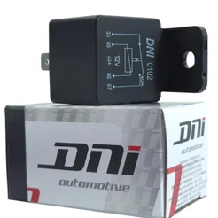 Relê Auxiliar Universal Com Suporte 12v 40a 4 Pinos - DNI 0102