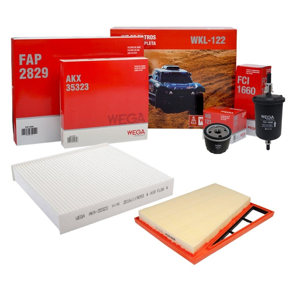 Kit Revisão Filtros Uno 1.0/1.3 2016/2022 Strada Pulse 1.3