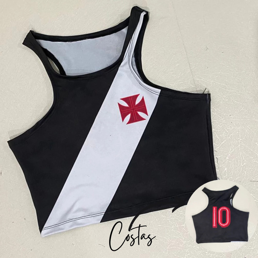 Top Toper Blusinha Alça Nadador Feminino Cruzmaltino – Estilo e Atitude Para a Torcida Mais Raiz do Brasil! em Oferta na Shopee