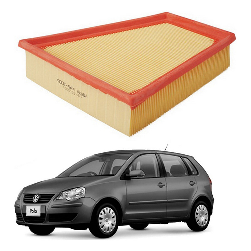 Filtro De Ar Do Motor Polo 1.6 8v 2007 A 2011 em Oferta na Shopee