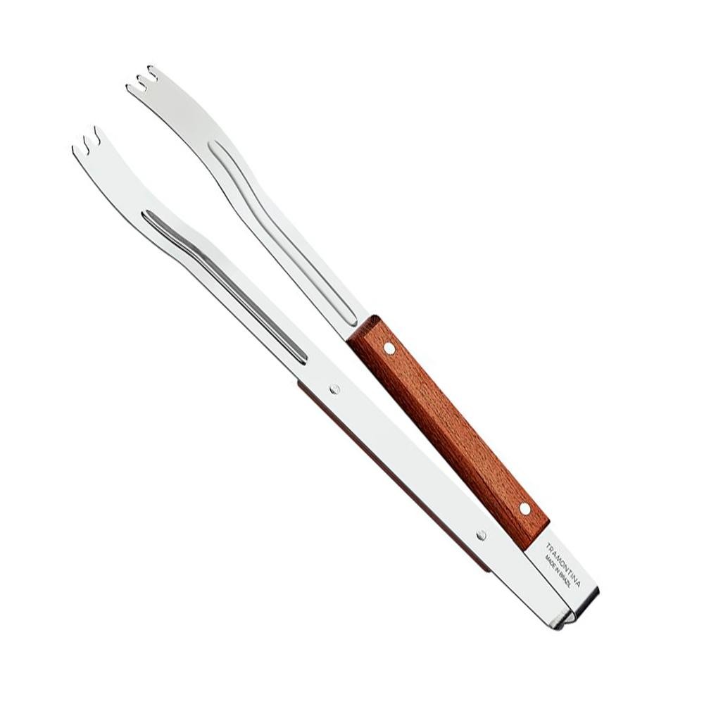 Pegador para Carne Tramontina Churrasco com Lâmina em Aço Inox e Cabo de Madeira 37cm