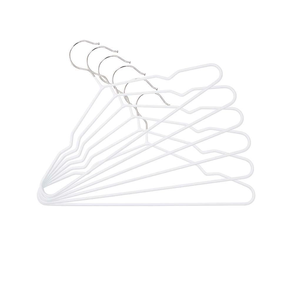 Kit Cabide Infantil Soft Touch Branco em Oferta na Shopee