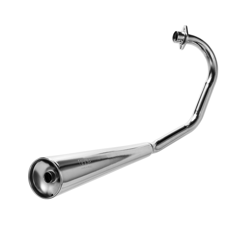 Escapamento Mini Gp Estralador Titan 150 Ks Es 2009 À 2013 e Fan 150 2009 Á 2013