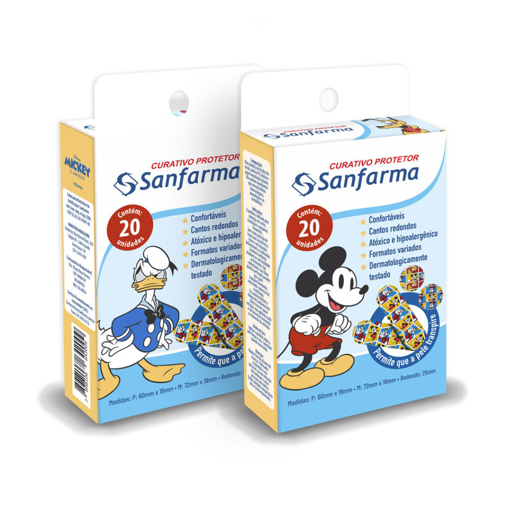 Curativo Mickey e Amigos Variados Com 20 unidades em Oferta na Shopee