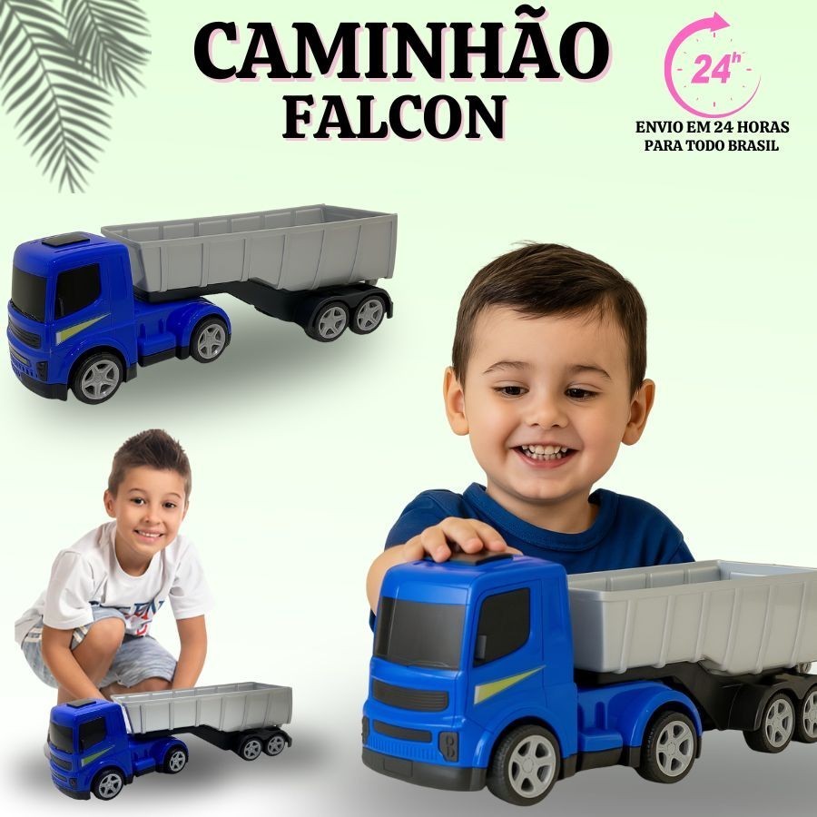 Caminhão Falcon Basculante - Usual Brinquedos