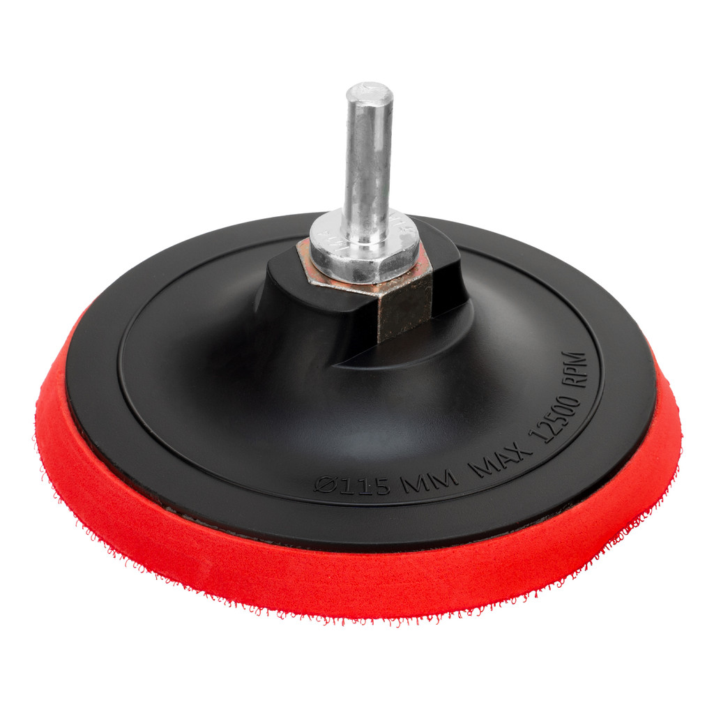 SUPORTE PARA DISCO DE LIXA COM VELCRO, ADAPTADOR ROSCA M14 PARA FURADEIRA, 115MM, 1PC // MTX em Oferta na Shopee