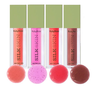 Lip Oil Ruby Rose Silk Skin Nectar Lips 5,5ml Hbl6504 em Oferta na Shopee