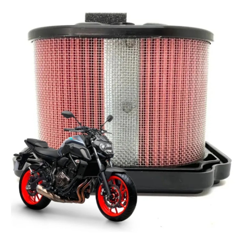 ELEMENTO DO FILTRO DE AR ORIGINAL YAMAHA MT07 2016 2017 2018 2019 2020 2021 2022 2023 2024 2025
