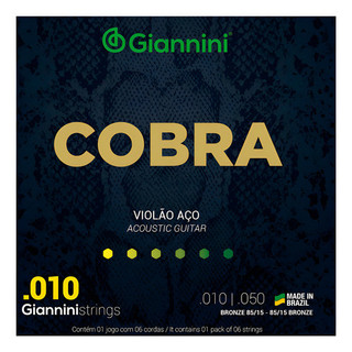 CORDA GIANNINI COBRA VIOLÃO AÇO - GEEFLE