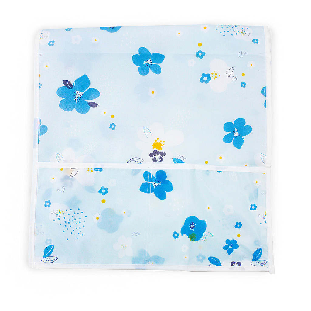 Capa Protetora Para Microondas Com Estampa Flor Azul 85x35cm