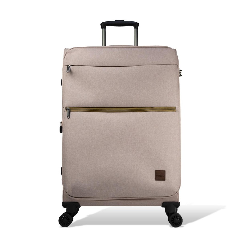 Mala Grande 32kg Poliéster com Rodas Giro 360º Soft Line Echolac em Oferta na Shopee