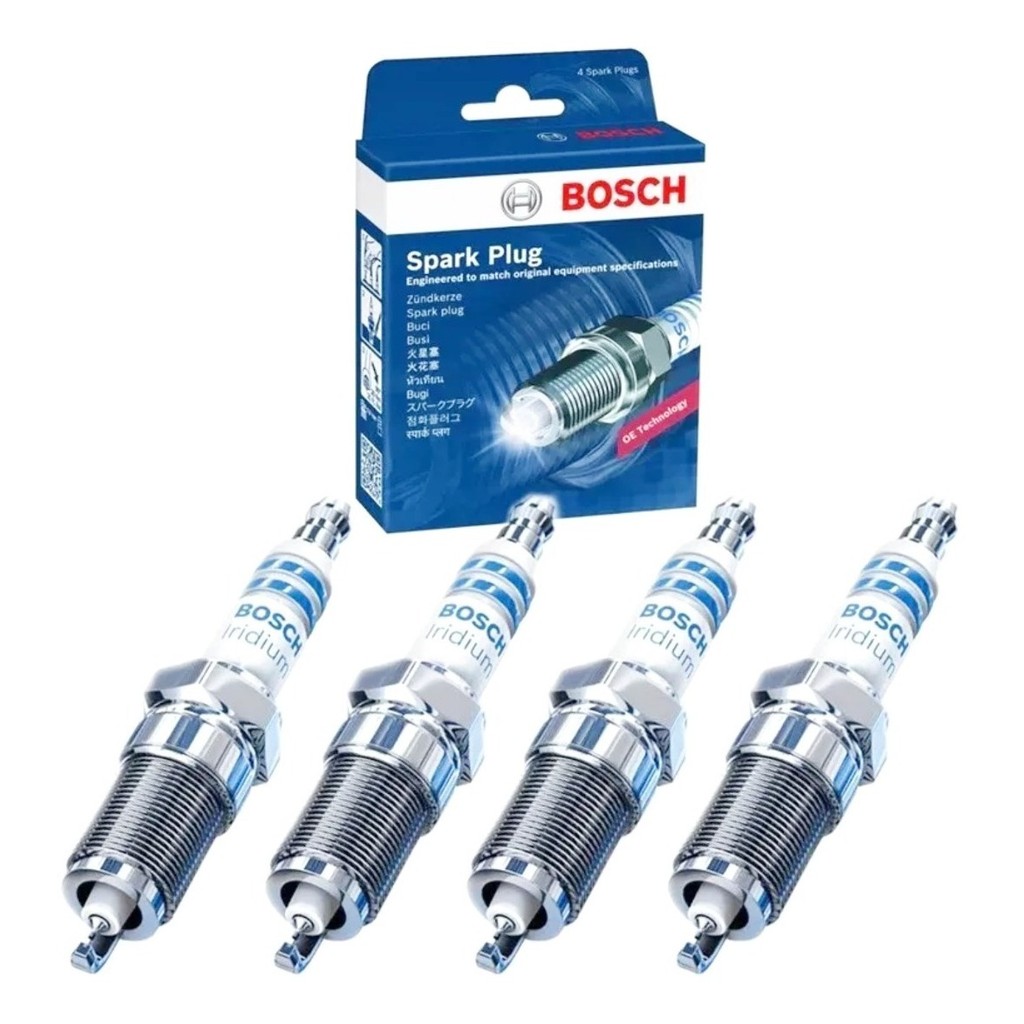 Jogo Vela Bosch Iridium Cruze 1.8 Sonic 1.6 Original Bosch