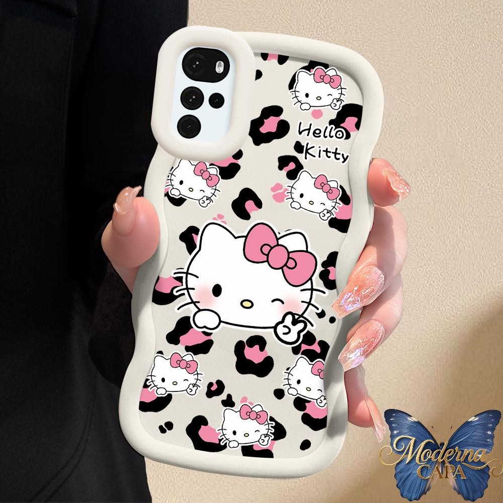 Capa Para Motorola Moto G22 Capinha Silicone Macio Protetora Do Telefone Móvel Caso Macarons Kitty Case 0019 MKL em Oferta na Shopee