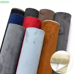 XIBODI Vinil Em Tecido Camurça , Adesivos De Modificação Interior Do Carro Envoltório 20x30CM Autoadesivo