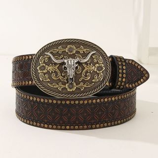 Cinto Casual De Negócios ESPOIR , De Couro PU Masculino De Marca Moderna Com Design De Luxo Calças Jeans De Cowboy Ocide