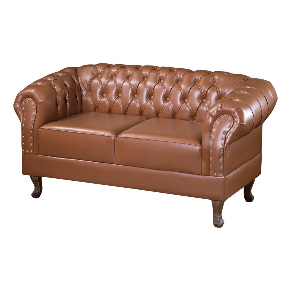 Namoradeira Duque Chest 2 Lug Courano Caramelo